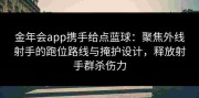 金年会app携手给点蓝球：聚焦外线射手的跑位路线与掩护设计，释放射手群杀伤力